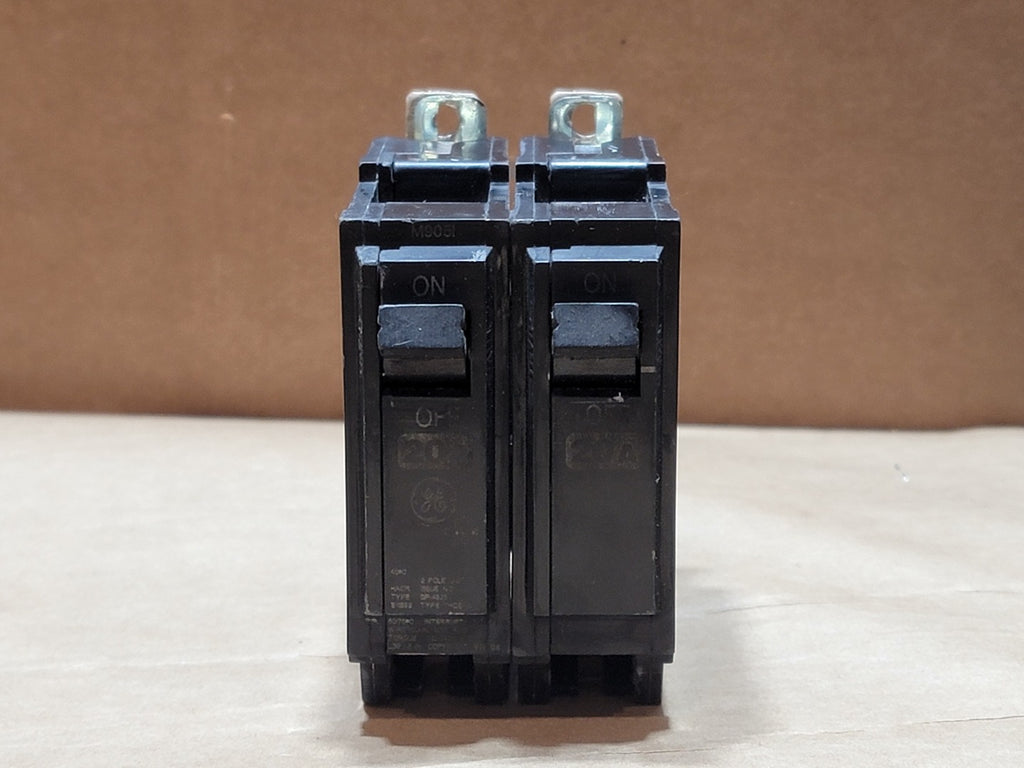 GENERAL ELECTRIC 20 Amp, 2 Pole, 120/240V Circuit Breaker THQB2120