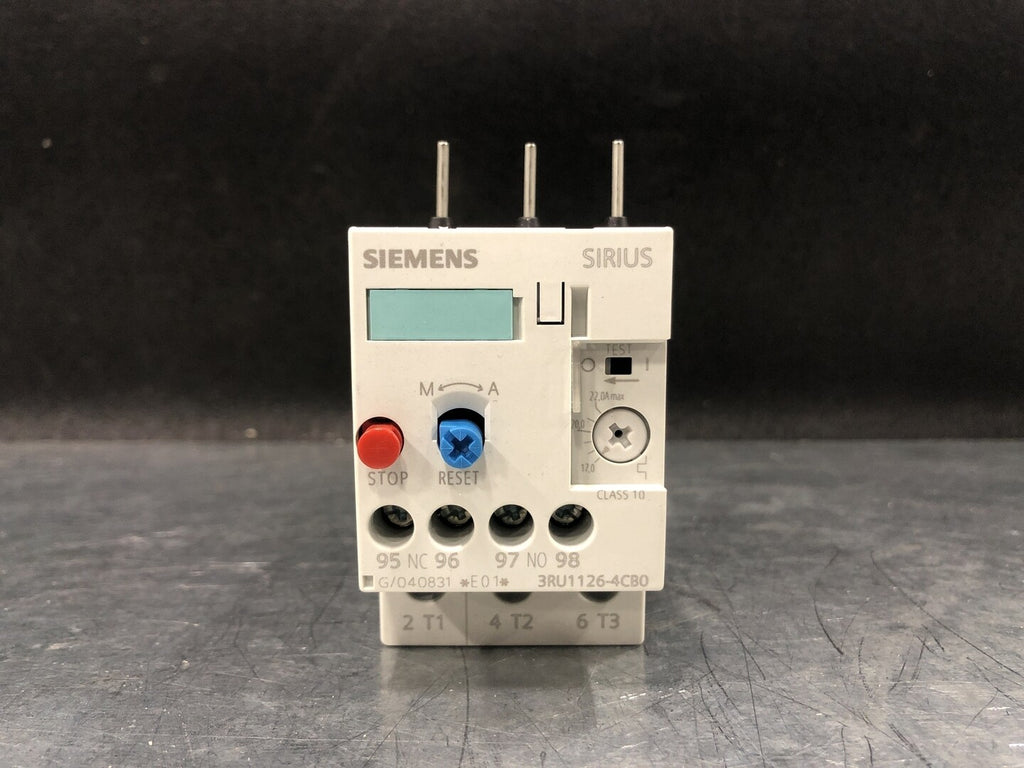 SIEMENS Overload Relay 3RU1126-4CB0