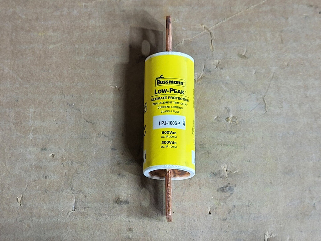 BUSSMANN 100 Amp Low-Peak Class J Fuse LPJ-100SP