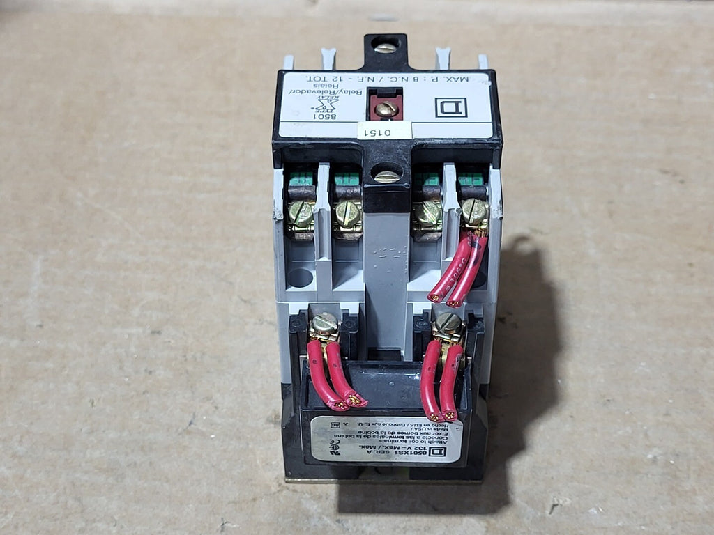 SQUARE D 20 Amp Control Relay, Series A 8501X040