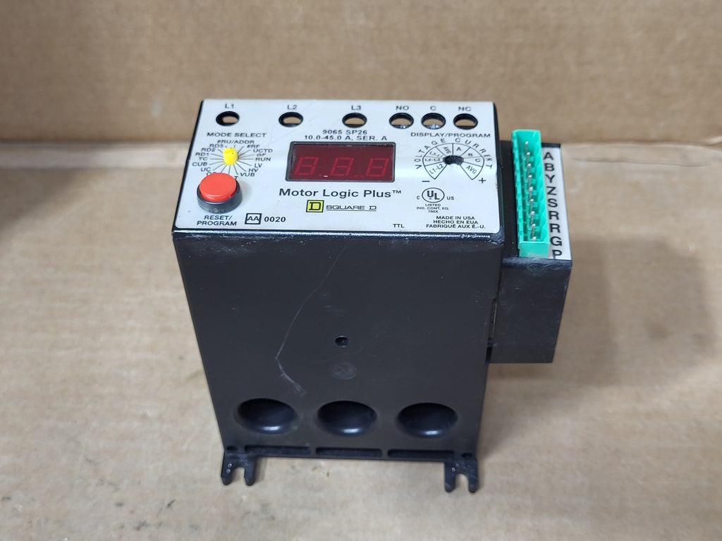 SQUARE D Programmable Solid State Overload Relay, Series B, 9065 SP26