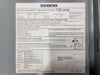 SIEMENS 100 Amp, 3 Pole, 600 Volt Industrial Duty Switch ID363NF