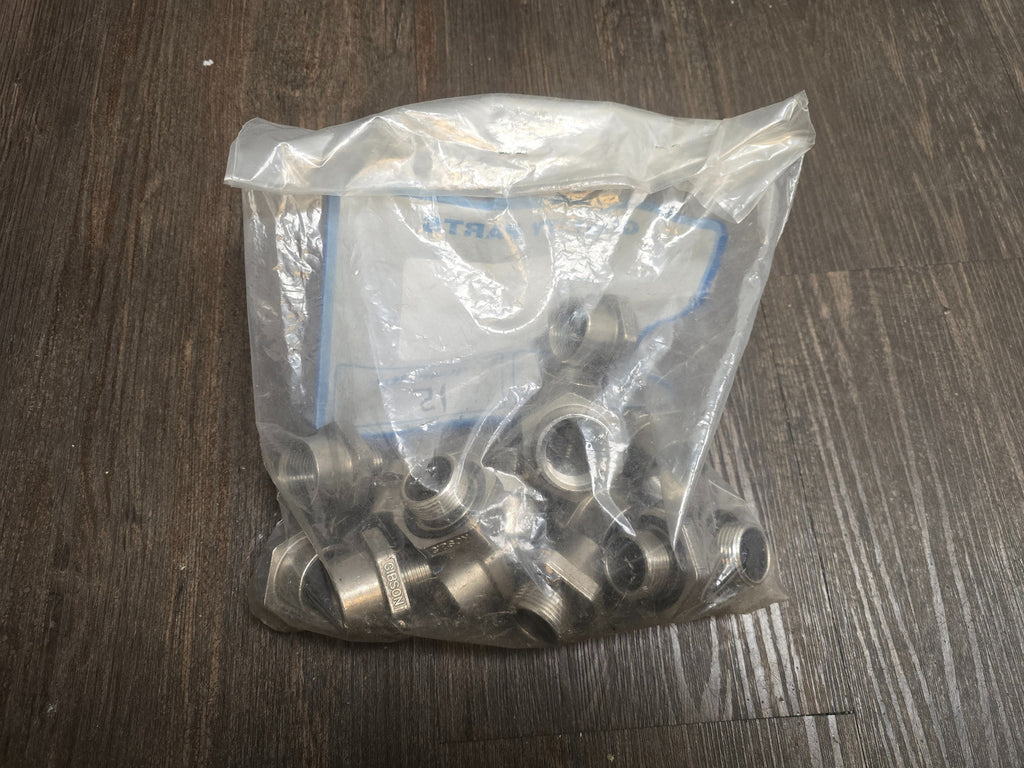 GIBSON STAINLESS 3/4" CF8M/316 Stainless Steel Conduit Hub 7100-HUB (Bag of 10)