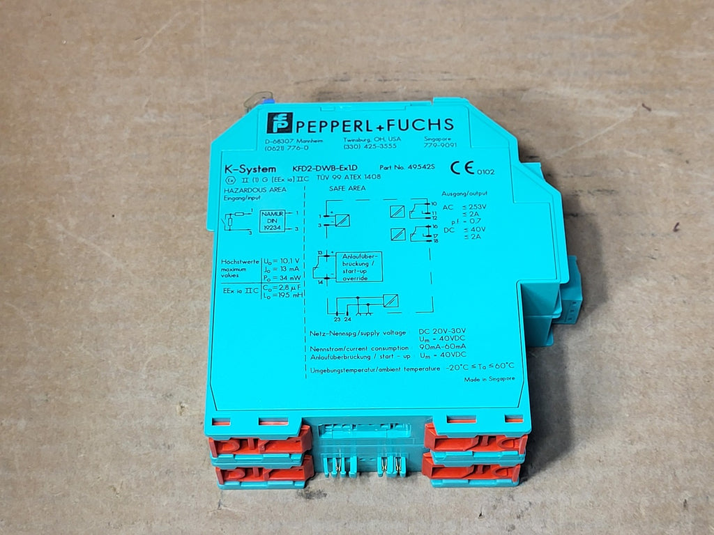 PEPPERL+FUCHS Switch Amplifier KFD2-DWB-Ex1.D