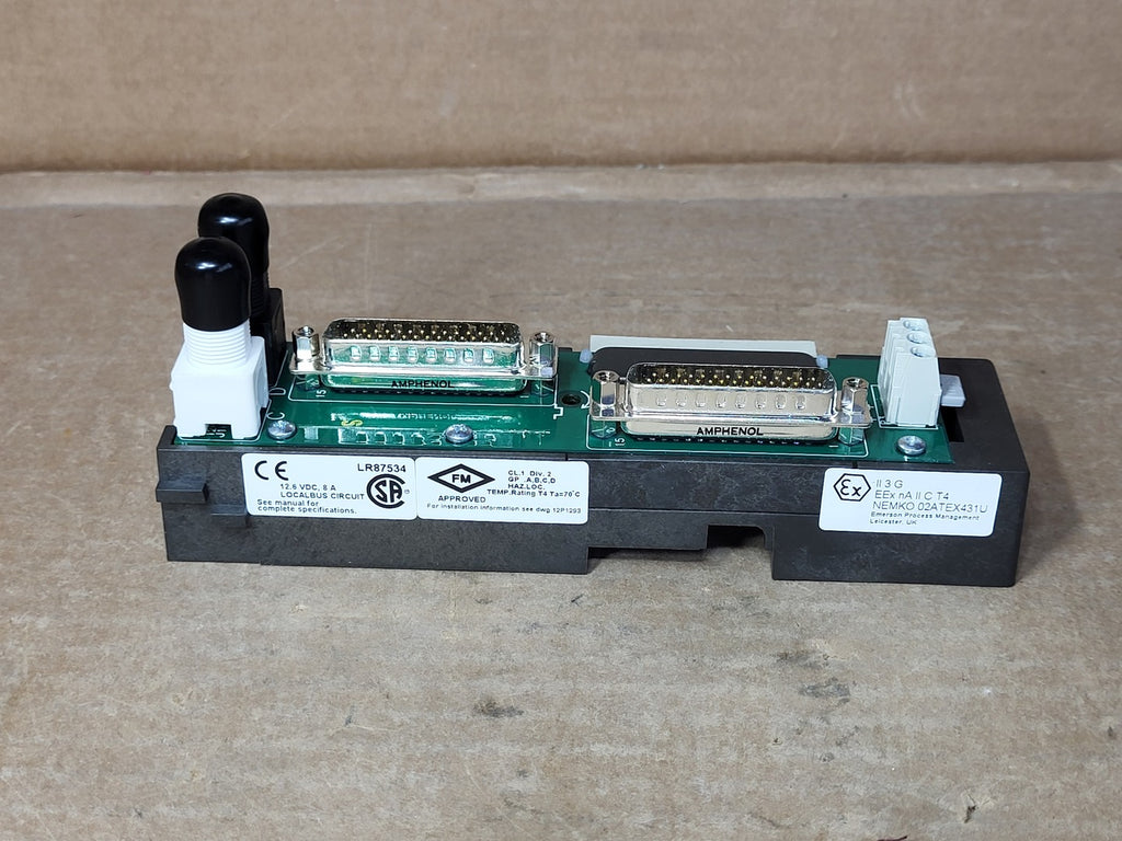 FISHER-ROSEMOUNT Dual Right Extender Assy Localbus KJ4001X1-NA1, P/N 12P3368X012