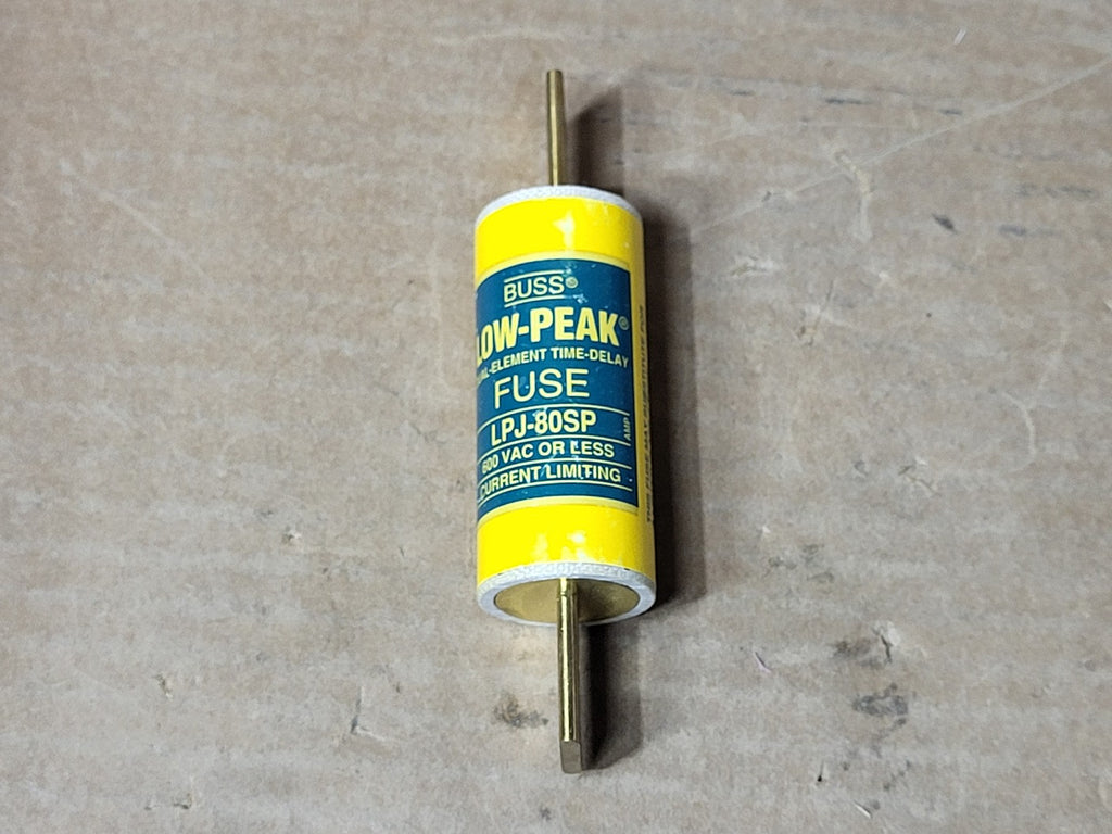 BUSSMANN 80 Amp 600 Volts Low-Peak Class J Fuse LPJ-80SP