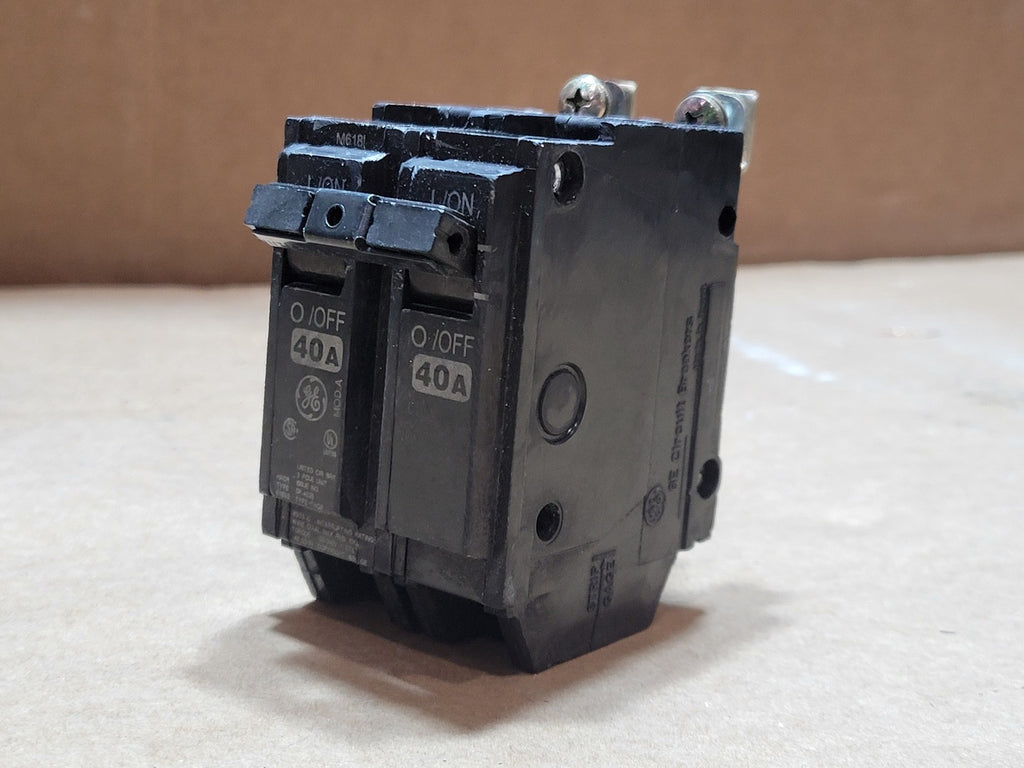 GENERAL ELECTRIC 40 Amp, 2 Pole, 240 Volt Circuit Breaker THQB2140