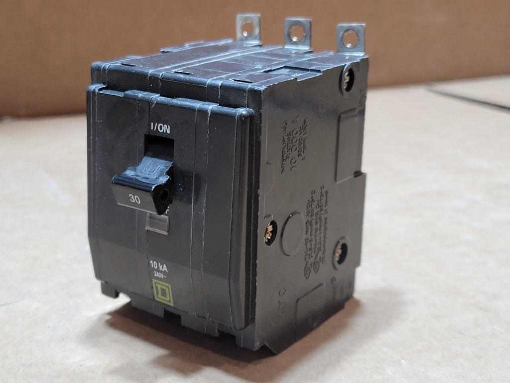 SQUARE D 30 Amp, 3 Pole, 240 Volt Circuit Breaker QOB330