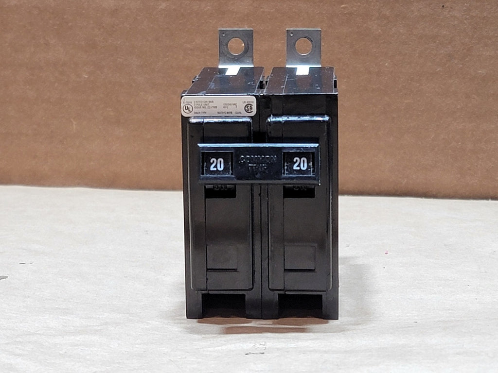 CUTLER-HAMMER 20 Amp, 2 Pole, 120/240 Volt Circuit Breaker QBHW2020