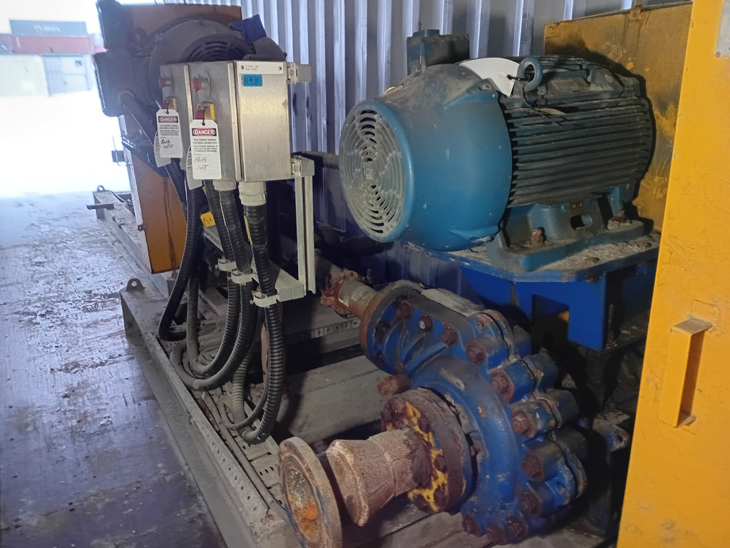 WARMAN Dual 4/3 DD-AHP Tailings Slurry Pump Skid w/ 2 x 100HP Motors