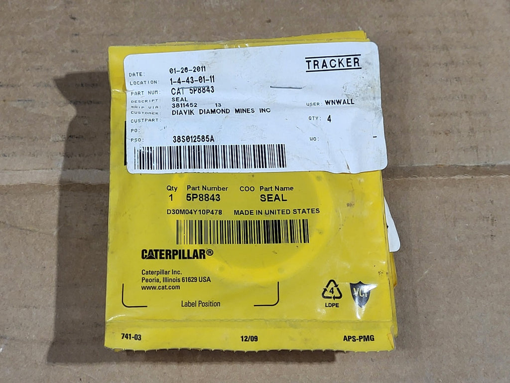 CATERPILLAR 50.8mm Inner Diameter Pin Seal 5P-8843