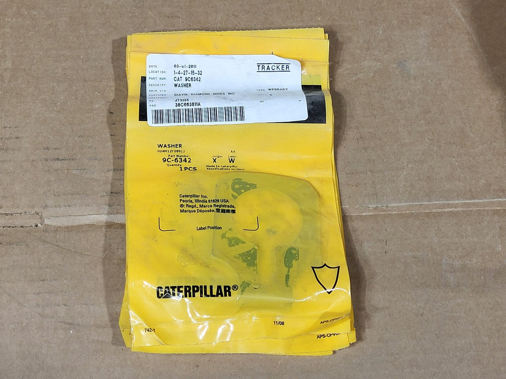 CATERPILLAR 1.6mm Thick Thrust Washer 9C-6342