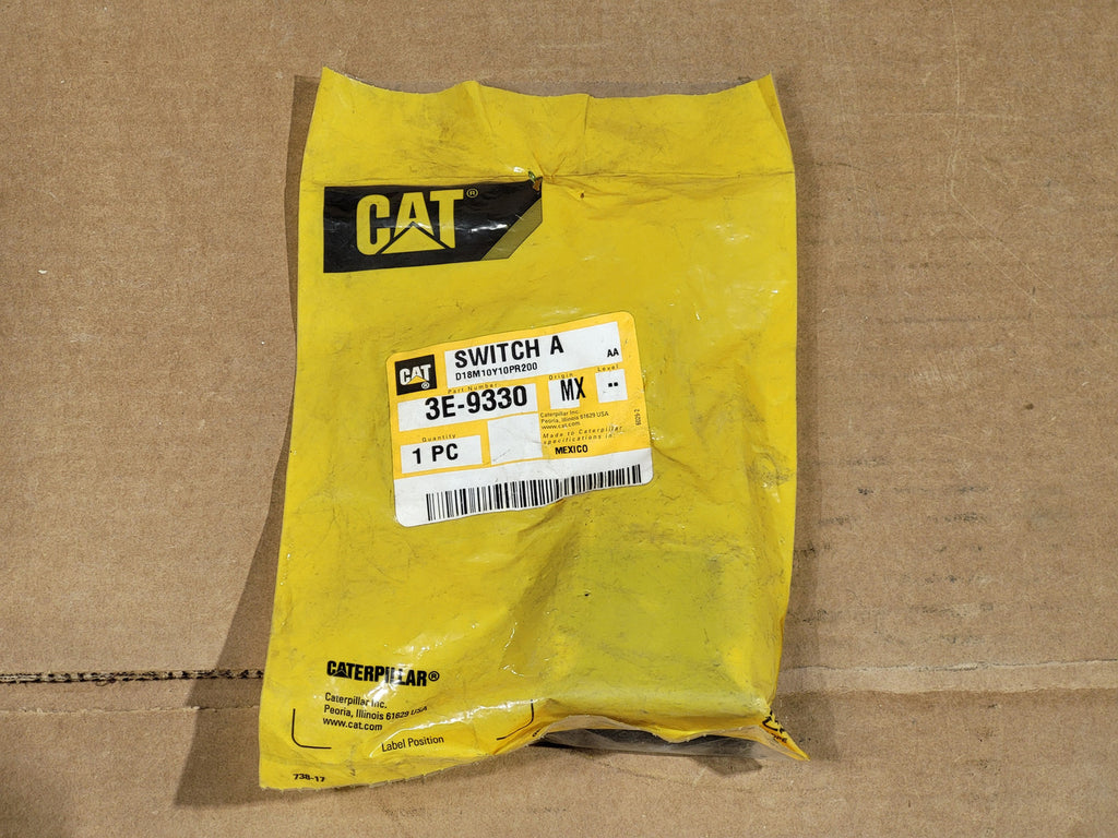 CATERPILLAR 24V 8 Terminal Blade Illuminated Basic Switch 3E-9330