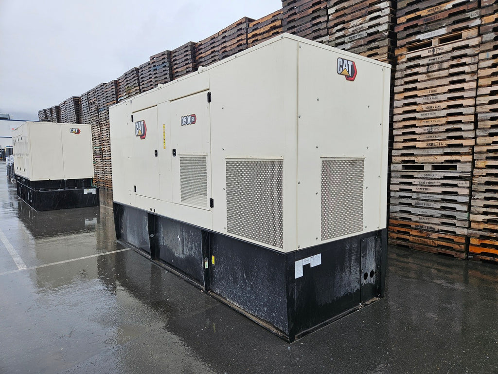 CATERPILLAR 500 kW,  625 kVA Genset D500GC C15 w/ fuel tank, 600 hours