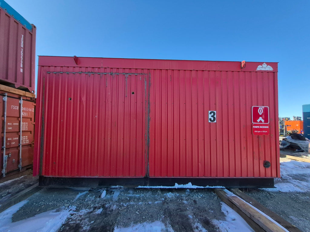 VIKING Containerized Foam Fire Suppression System w/ Deluge Valve, Potter Controls & Piping Manifold