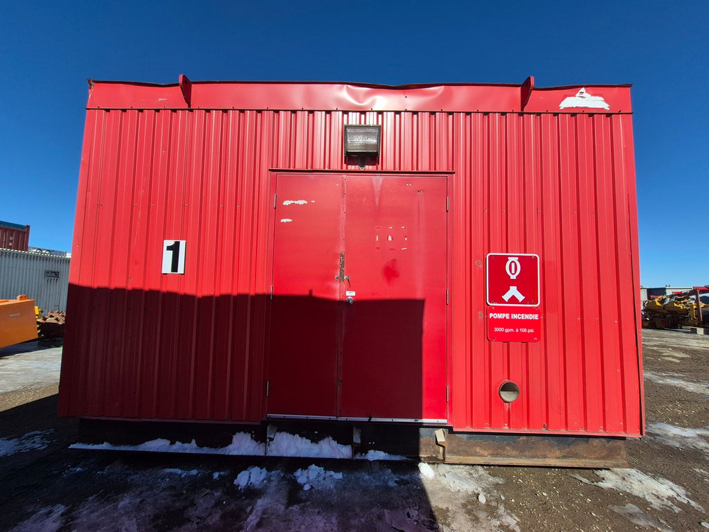 VIKING Containerized Foam Fire Suppression System w/ Deluge Valve, Potter Controls & Piping Manifold