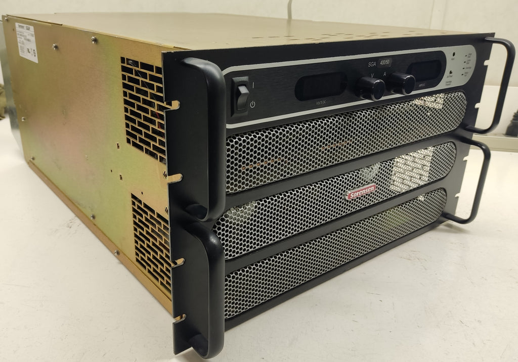 SORENSEN SGA400/50D-1AAA DC Analog Programmable Power Supply 0-400 Volts, 50 Amps, 20 kW