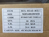 DURATRAY Hex Head Bolt Class 8.8 Partial Thread M30 x 400/350 mm (Box of 10)