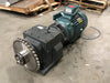 BALDOR 14.63:1 Ratio Speed Reducer GIF1488E-DL w/ 15 hp Inventer Motor 