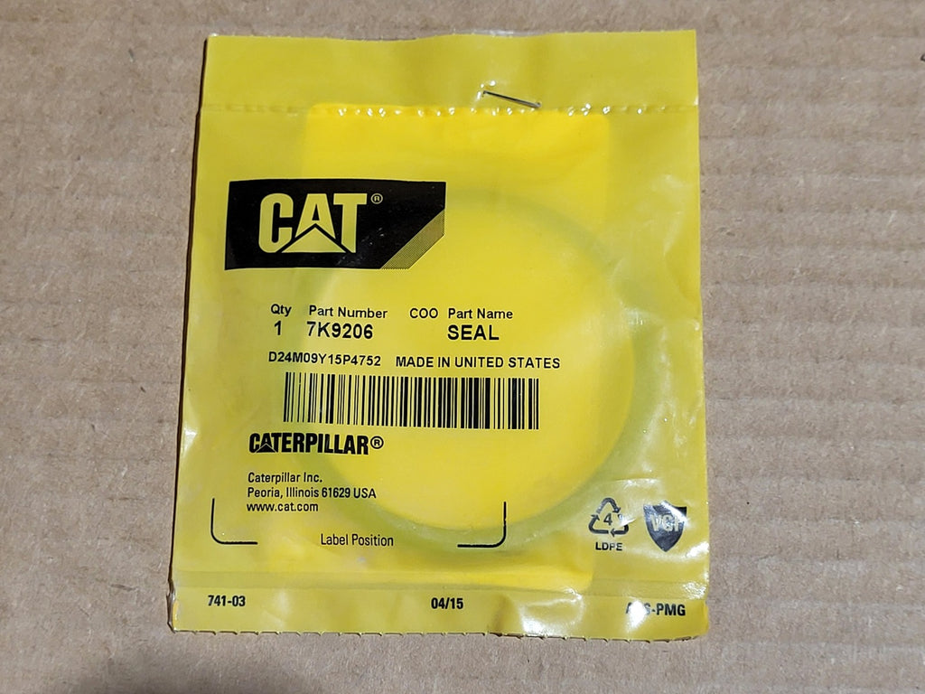 CATERPILLAR 63.50mm Inner Diameter Pin Seal 7K9206