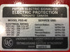 POTTER ELECTRIC SIGNAL CO Pressure Control Switch No. PSS-40