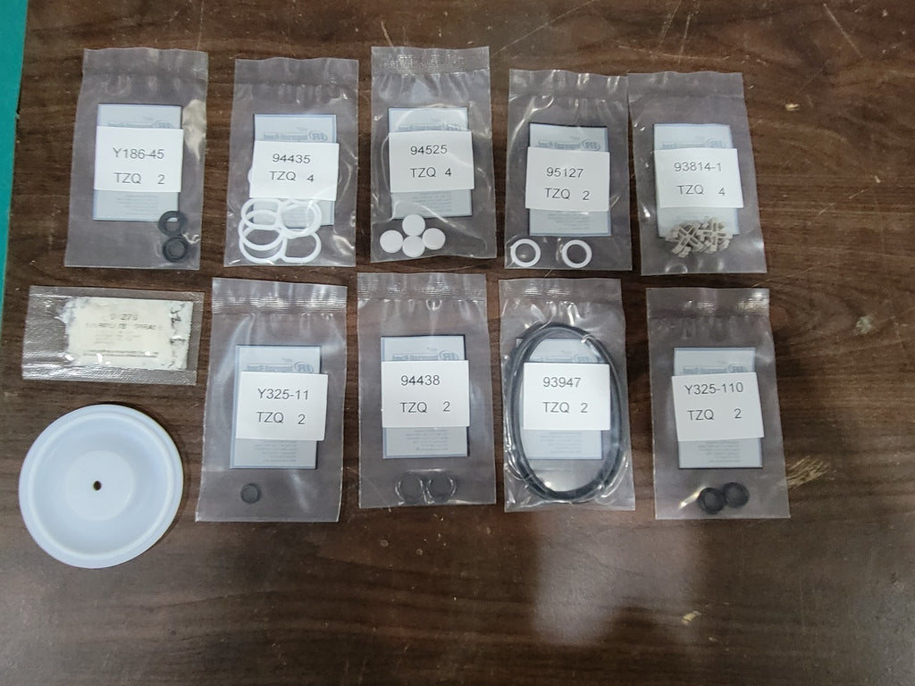 Scrap - 1/4" Wet End Kit 637313-PT for PD02P-X Diaphragm Pump