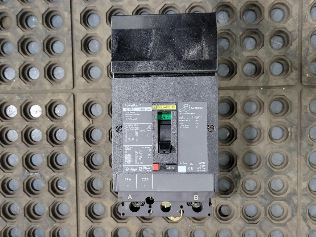 SQUARE D 35 Amp 2 Pole Circuit Breaker HLA260351