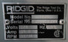 RIGID 1224 Heavy-Duty Pipe Threading Machine, 1/4"-4" Capacity, 120V, with Die Heads & Accessories
