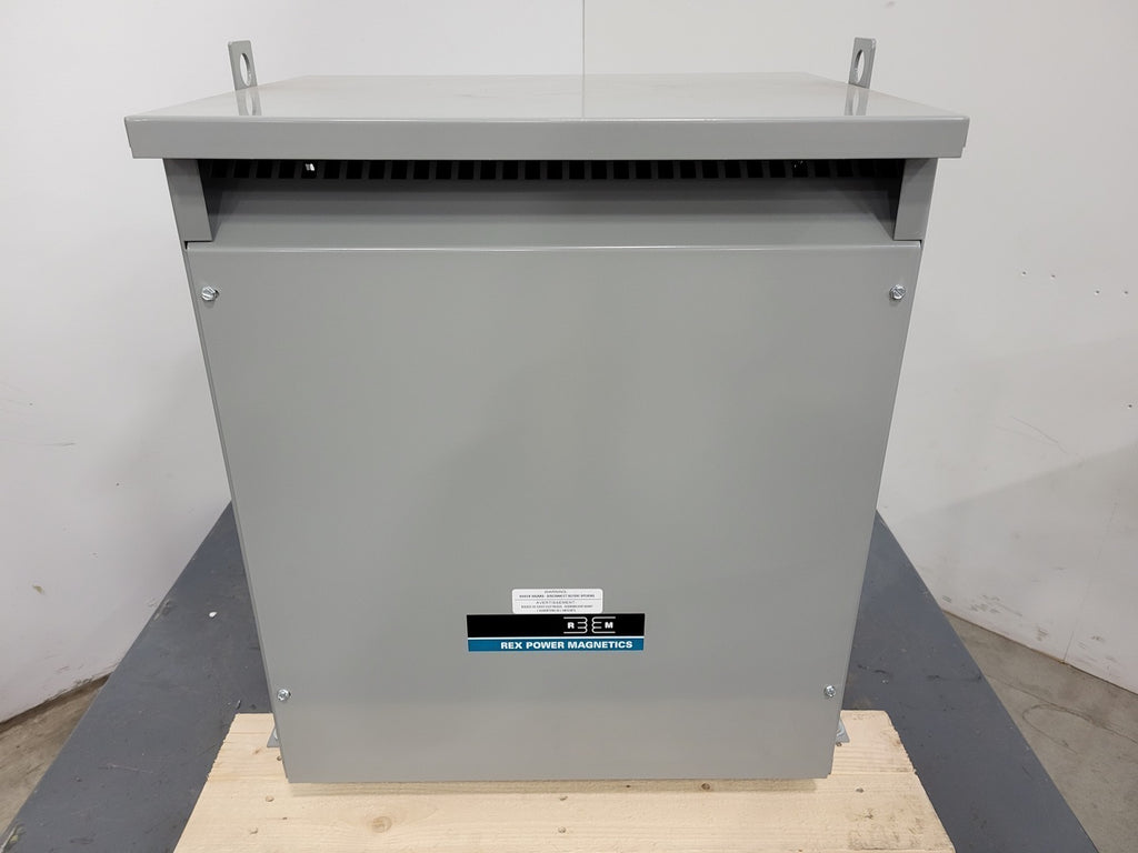REX POWER MAGNETICS 30 kVA Transformer, 480Y pri. volts, 240Y sec. volts RA30C-H