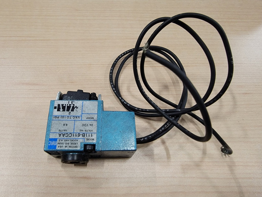 MAC 1/8" NPT, 24V DC, 3-Way Solenoid Valve 111B-611CCAA