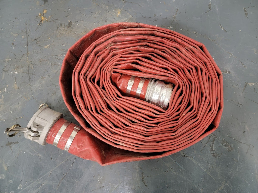 3" x 55 ft Brown PVC Discharge Hose 