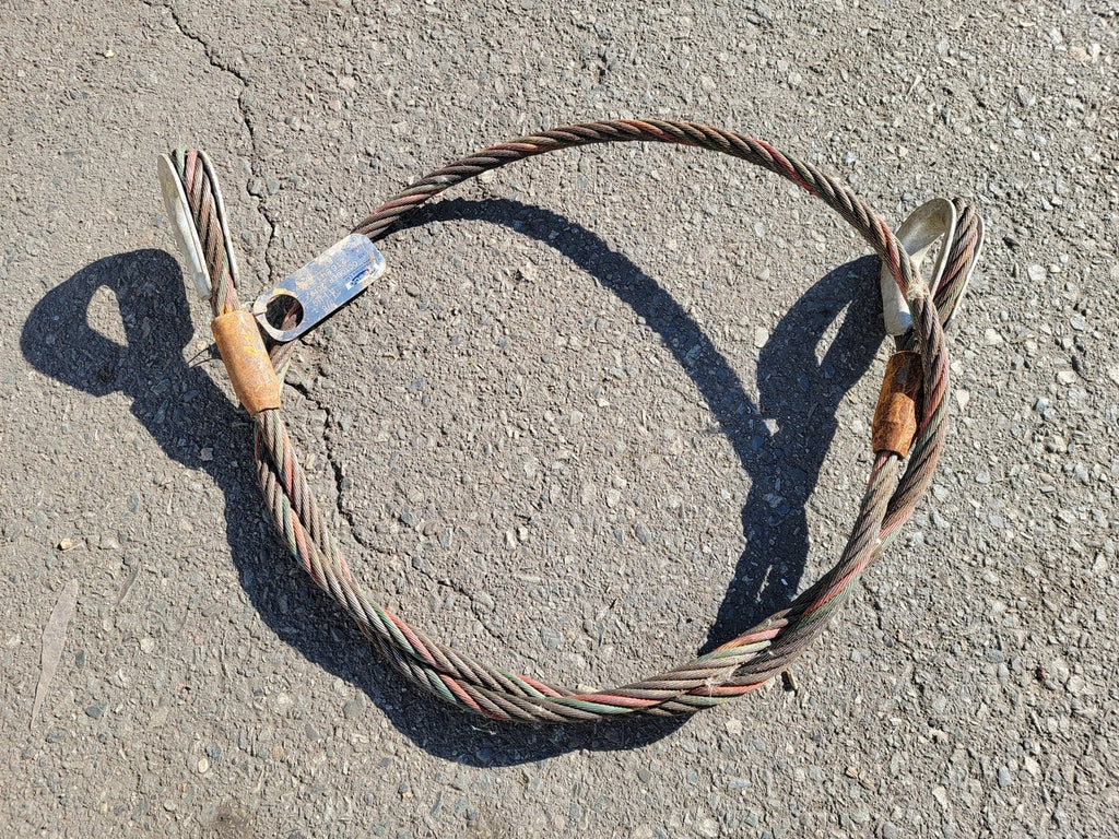 WESCO 5/8" x 8 ft Lifting Wire Rope Sling Type 1-Leg