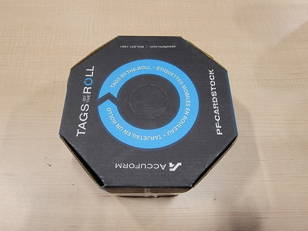ACCUFORM BLANK OSHA Caution Tags By-The-Roll TAR156