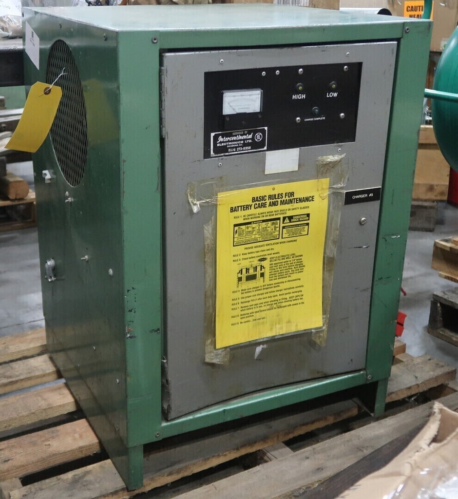 MCGRAW-EDISON 30 Volt Forklift Battery Charger ETR 12-1130B