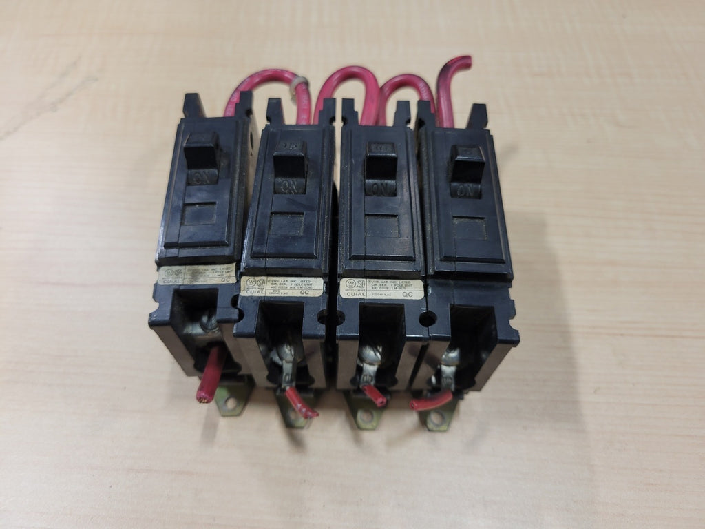WESTINGHOUSE 5/10/15/25 Amp Circuit Breaker (Lot of 4)