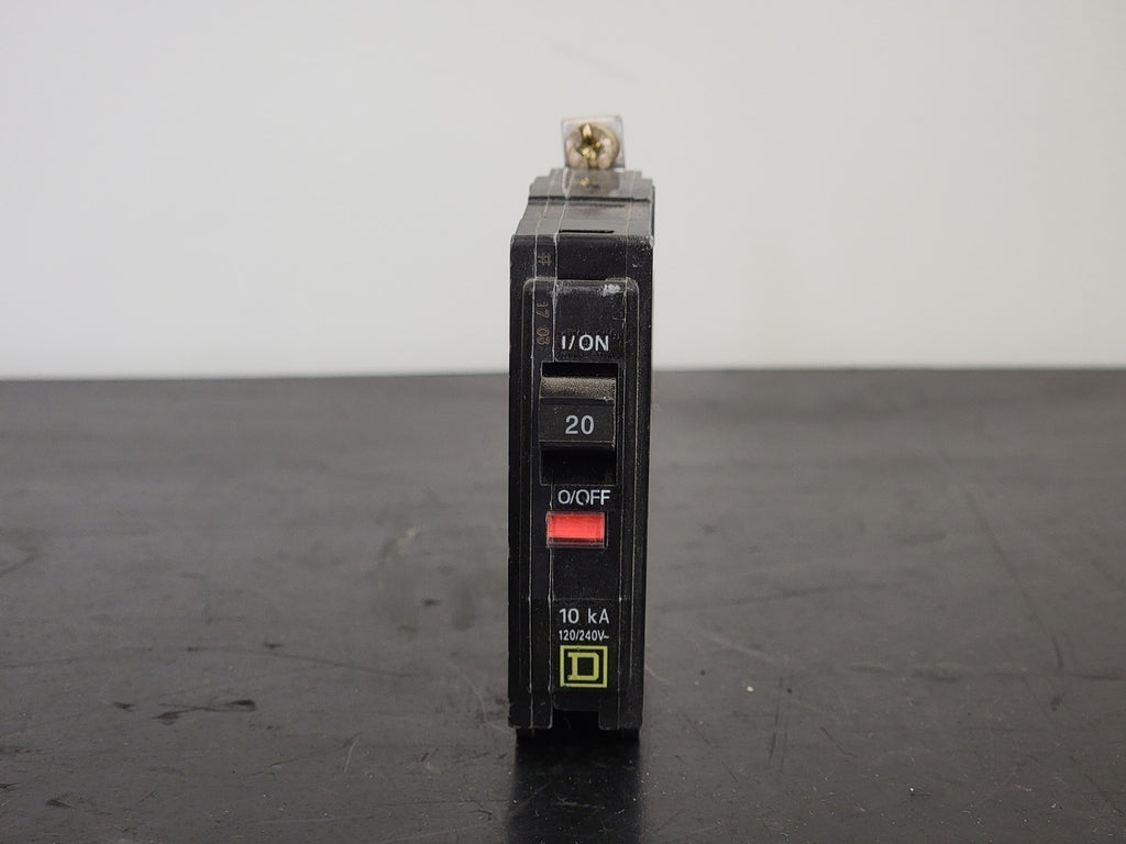 SQUARE D 20 Amp, 1 Pole, 120/240 volts Circuit Breaker QOB120