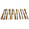 KING CANADA 12 Pc. Wood Carving Chisel Set No. K-1212