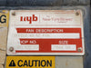 NEW YORK NYB 150 HP Series 45 GI Radial Fan Size 664 DH