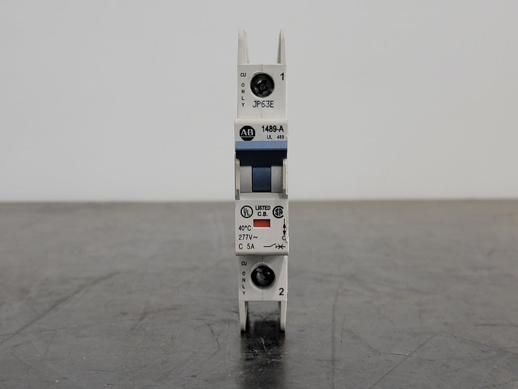 ALLEN-BRADLEY 5 Amp, 1 Pole, 277 volts Circuit Breaker 1489-A1C050