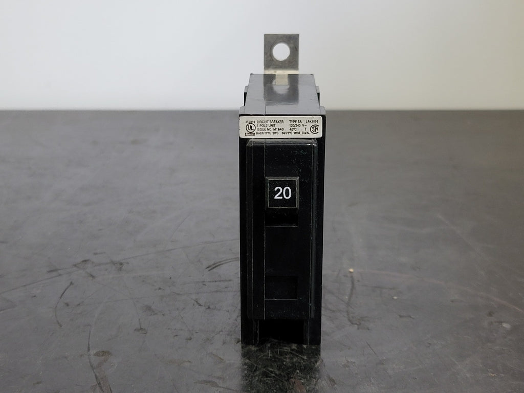 CUTLER-HAMMER 20 Amp, 1 Pole, 120/240 volts Circuit Breaker BA115