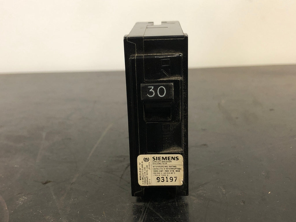 SIEMENS 30 Amp, 1 Pole, 120/240 Volts Circuit Breaker BQ130