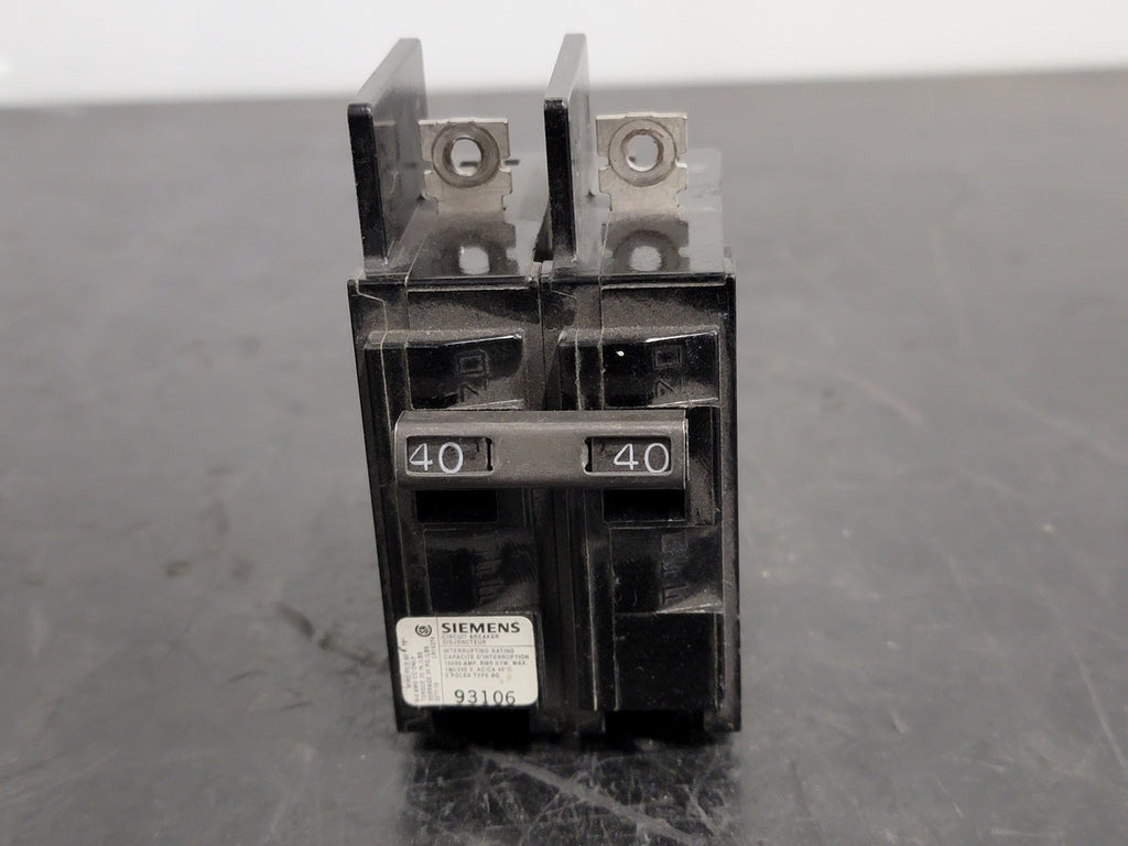 SIEMENS 40 Amp, 2 Pole, 120/240 volts Circuit Breaker BQ240