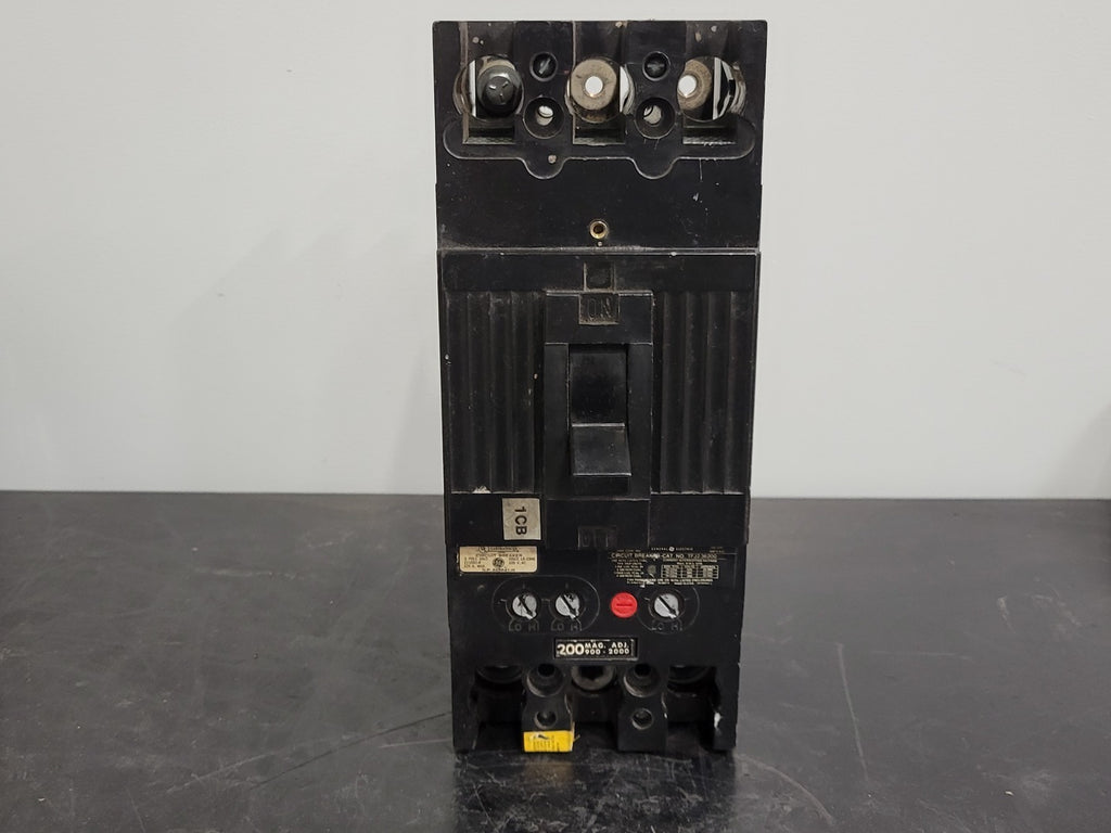 GENERAL ELECTRIC 200 Amp, 3 Pole, 600 Volts Circuit Breaker TFJ236200