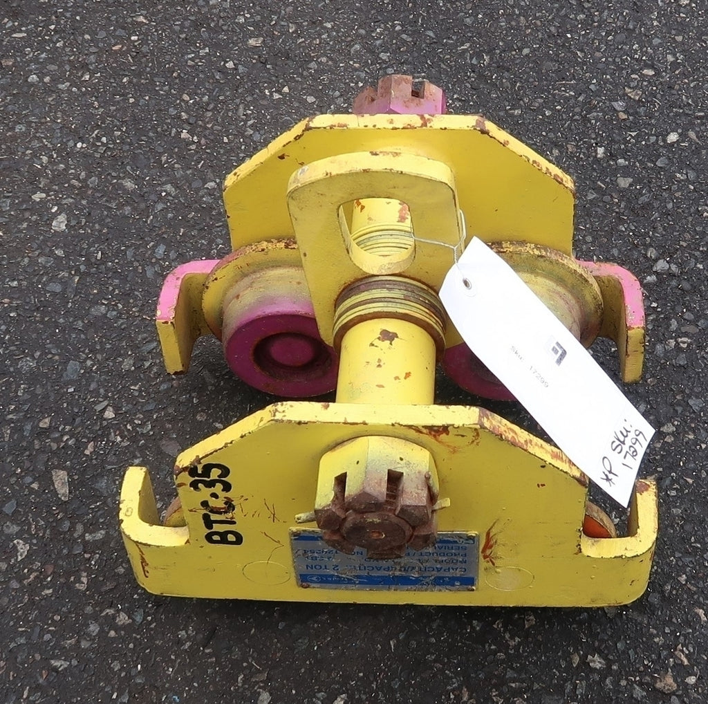 JET 2 Ton Heavy-Duty Manual Trolley 1204254