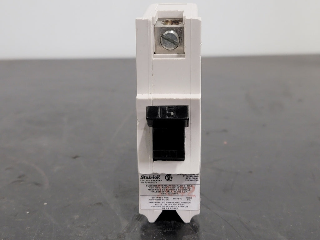 FEDERAL PIONEER 15 Amp, 1 Pole, 120/240 volts Circuit Breaker NB115