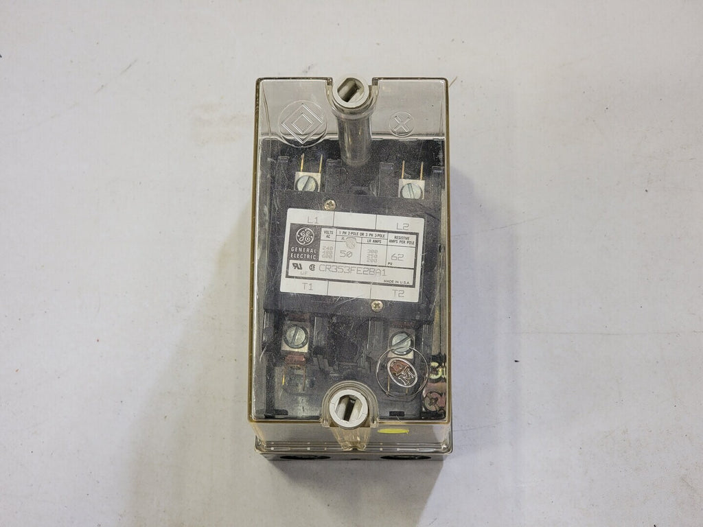 GENERAL ELECTRIC 50 Amp, 2 Pole, 120 VAC Coil Definite Purpose Contactor CR353FE2BA1