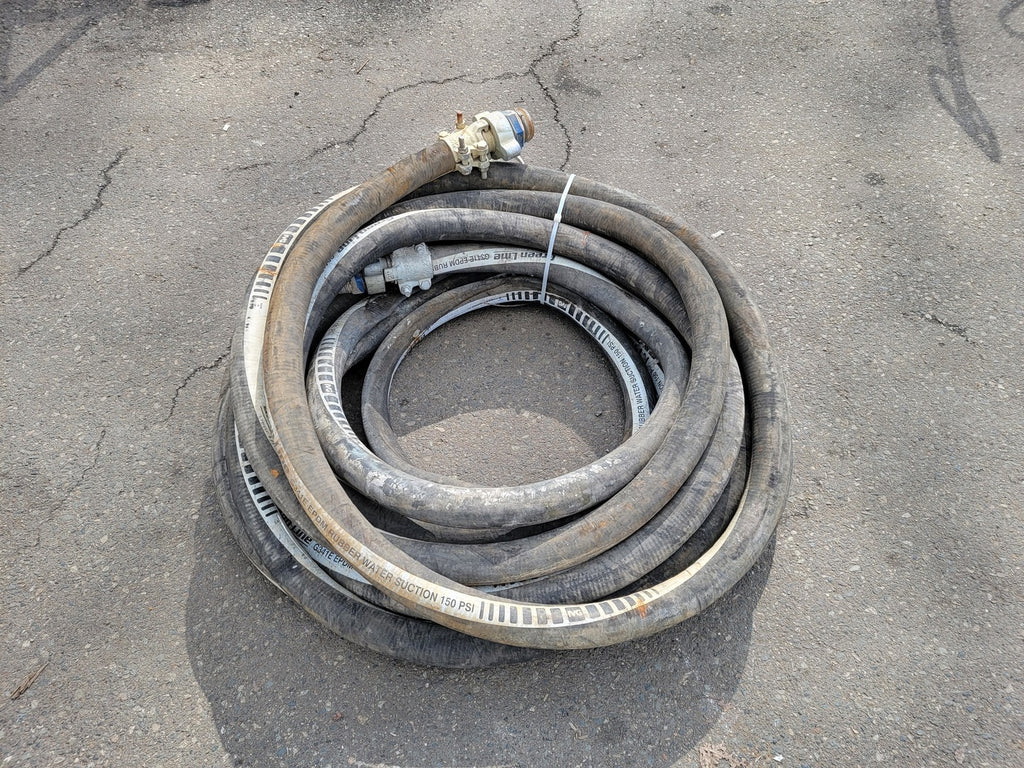 GREEN LINE 2" x 102 FT G341E EPDM Rubber Water Suction Hose 150 PSI G341-200