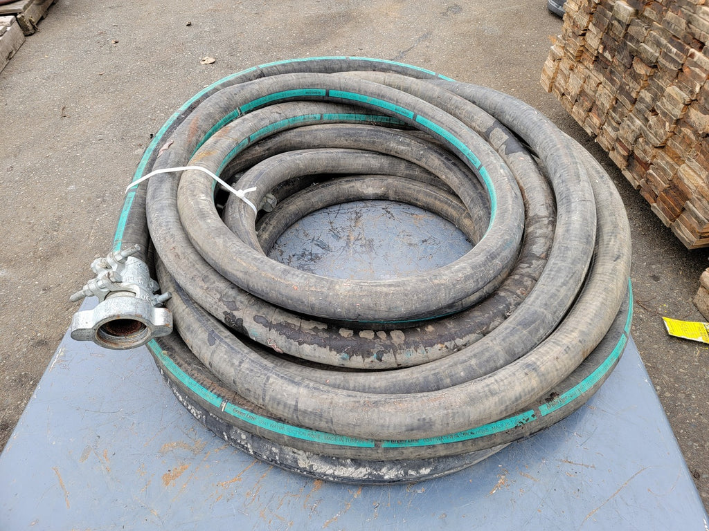 GREEN LINE 2" x 100 FT EPDM Rubber Water Suction Hose 150 PSI G341-200