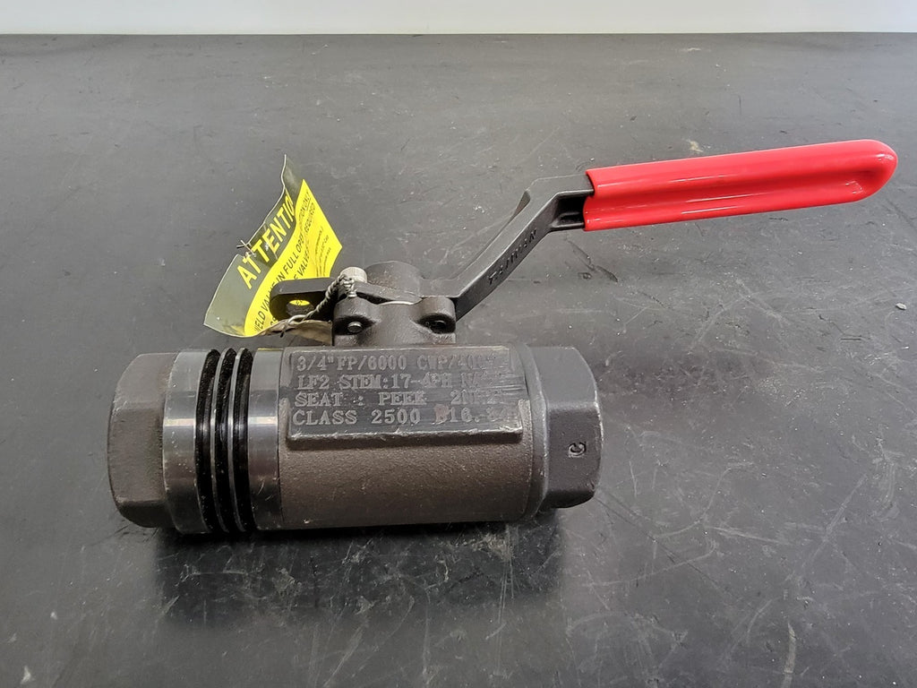 KVC INDUSTRIES 3/4" Class 2500 Ball Valve B16.34