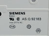SIEMENS 1 Amp, 1 Pole, 230/400 volts Circuit Breaker 5SX21-C1 